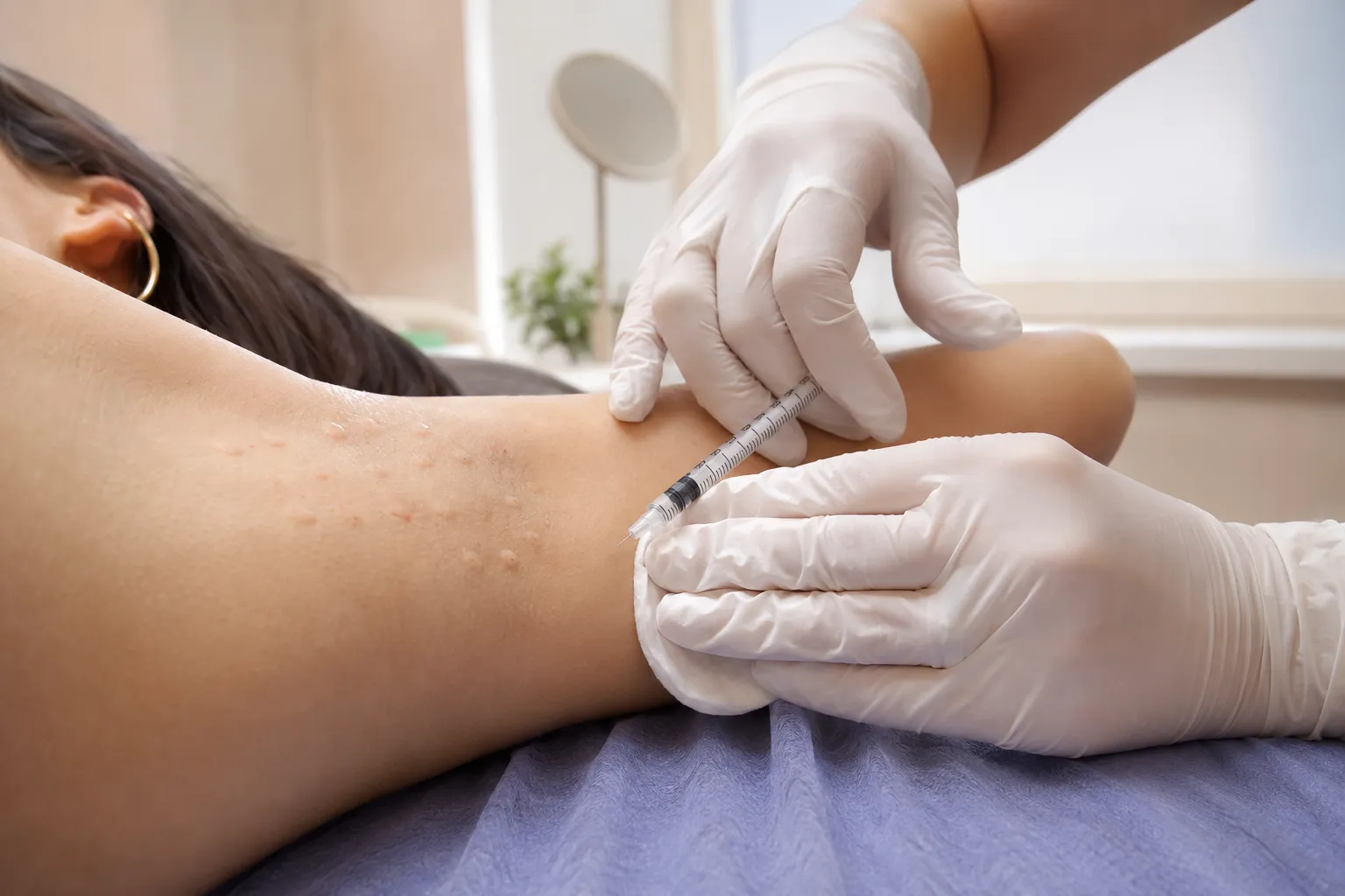 Лікування гіпергідрозу пахв ботулінотерапією у SkinCare Clinic у Києві